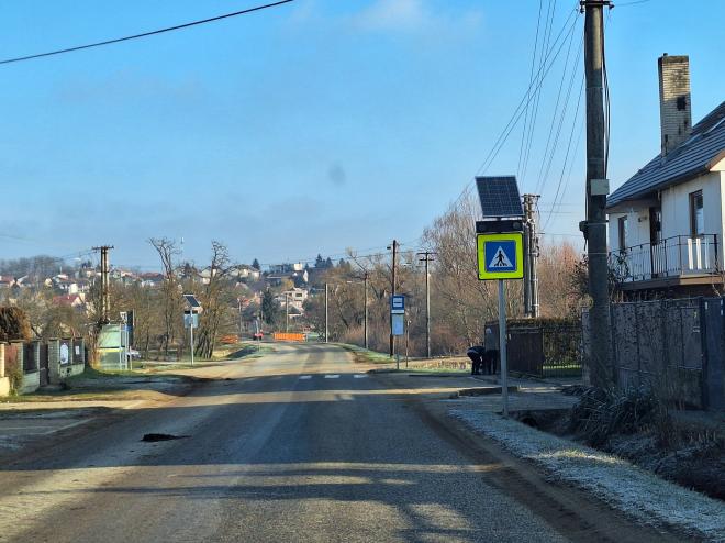 Zvýšenie bezpečnosti chodcov v obci Strekov